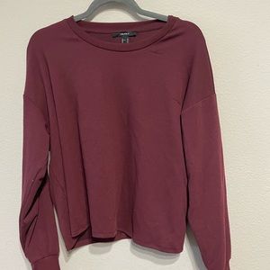 Burgundy sweater